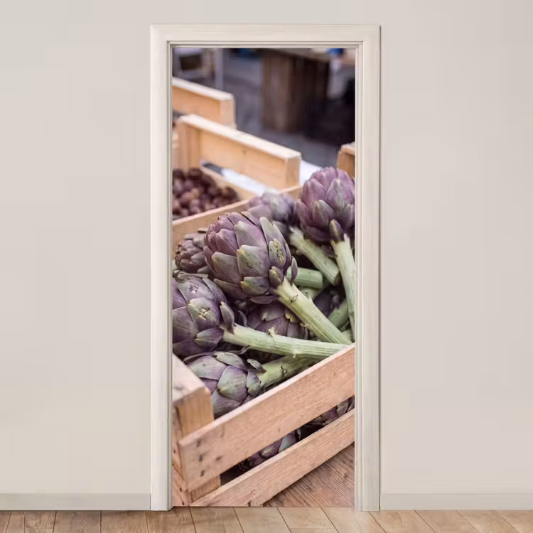 Deursticker - Groenten - Markt - Vers — 1