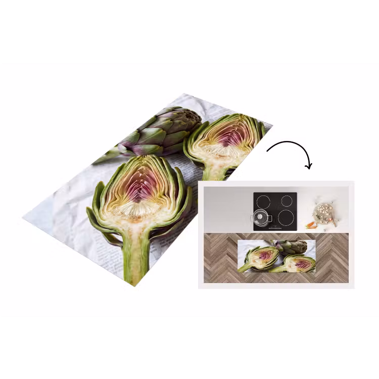 Keukenloper - Artisjok - Doorgesneden - Eten — 1