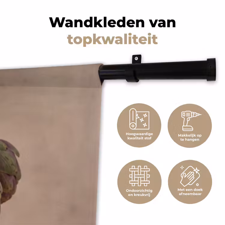 Wandkleed - Artisjokken - Hangend - Groenten — 3