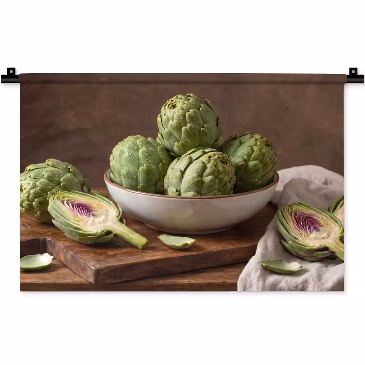 Wandkleed - Groenten - Artisjok - Keuken — 1
