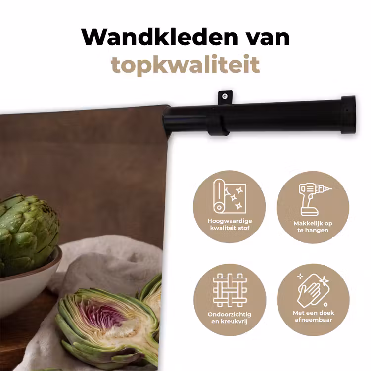 Wandkleed - Groenten - Artisjok - Keuken — 3