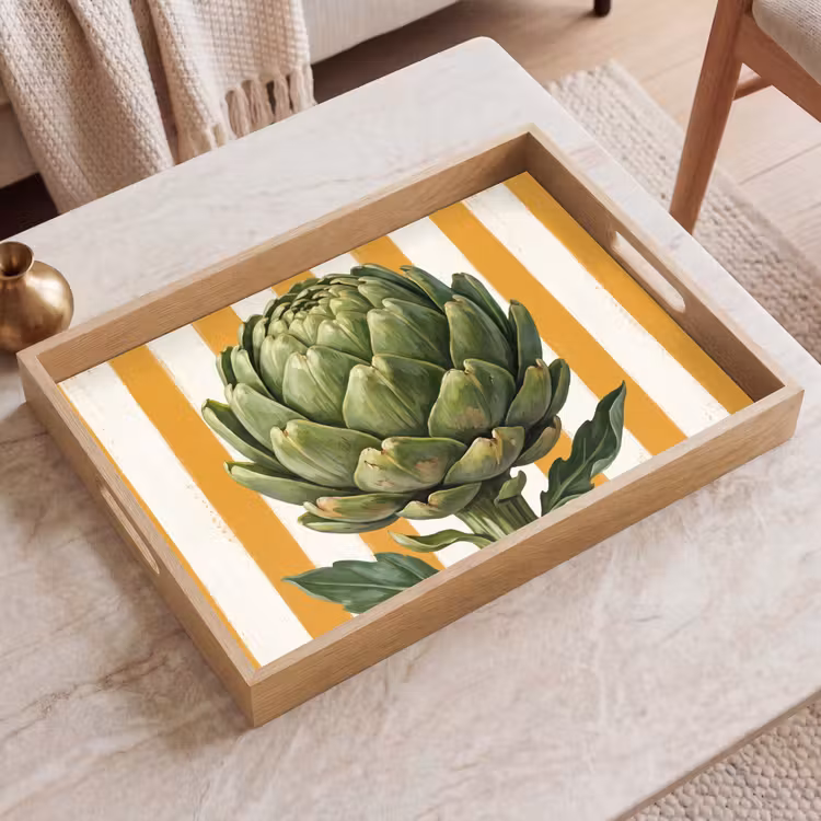 Dienblad - Artisjok - Modern - Groente — 2