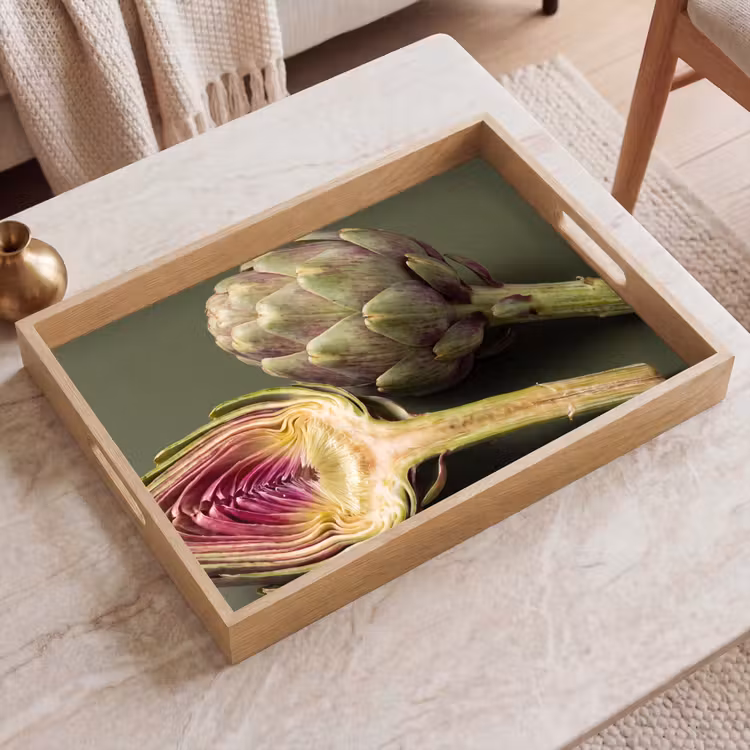 Dienblad - Artisjok - Paars - Voedsel — 2