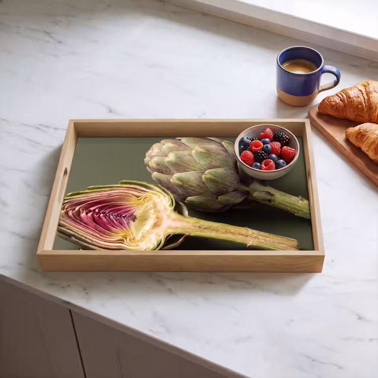 Dienblad - Artisjok - Paars - Voedsel — 4