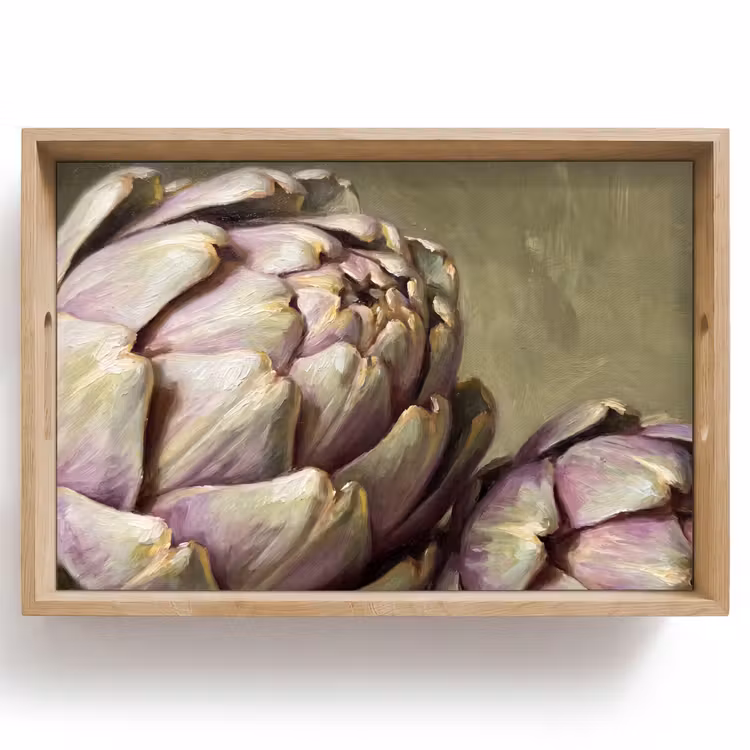 Dienblad - Groente - Stilleven - Schilderij — 1