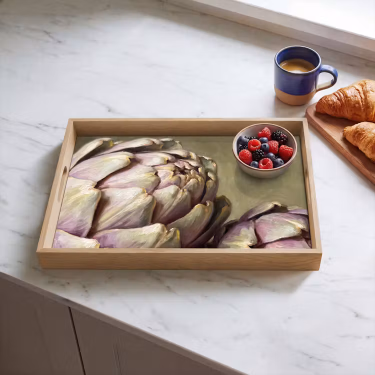 Dienblad - Groente - Stilleven - Schilderij — 4