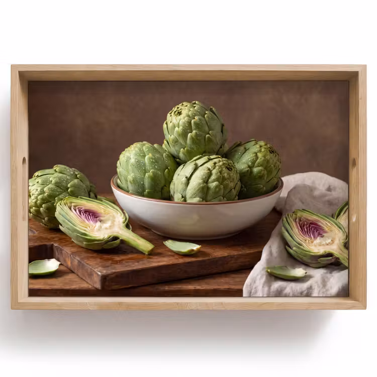 Dienblad - Groenten - Artisjok - Keuken — 1