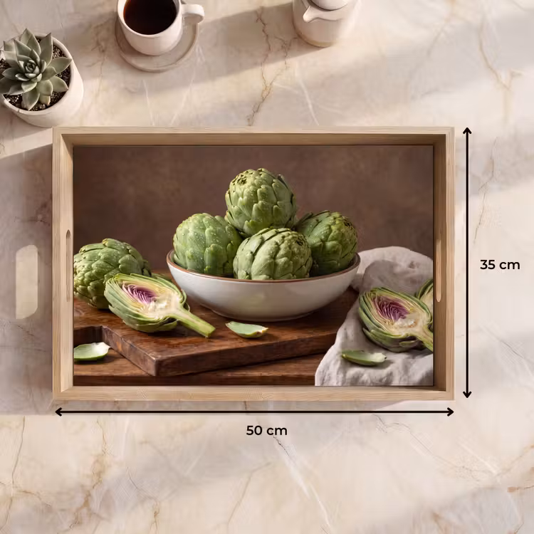 Dienblad - Groenten - Artisjok - Keuken — 9