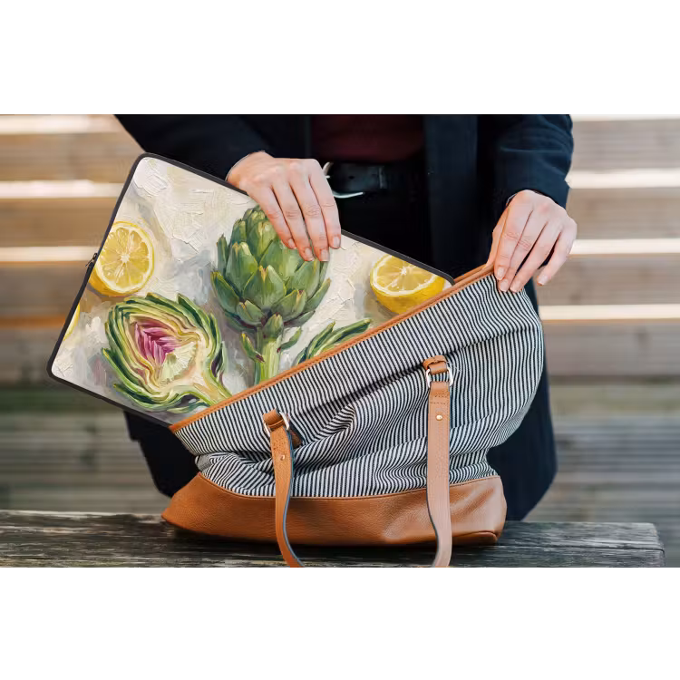 Laptophoes - Artisjok - Citroen - Eten — 4