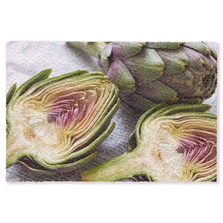 Vloerkleed - Artisjok - Doorgesneden - Eten — 1