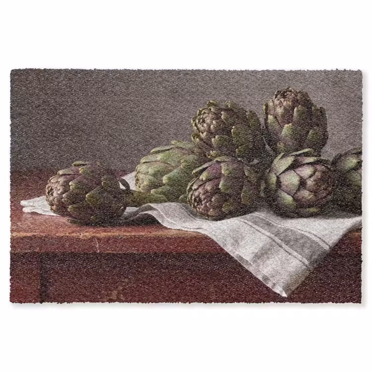 Vloerkleed - Artisjok - Eten - Rustiek — 1