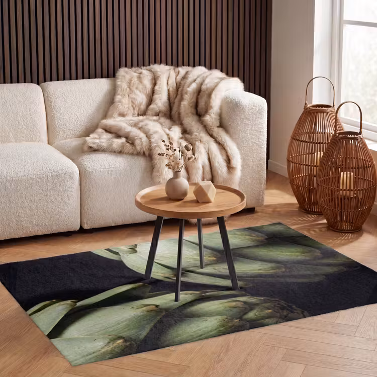 Vloerkleed - Artisjok - Groen - Eten — 3