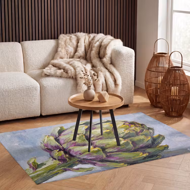 Vloerkleed - Eten - Artisjok - Modern — 3