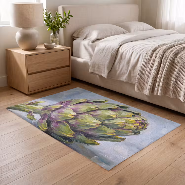 Vloerkleed - Eten - Artisjok - Modern — 5