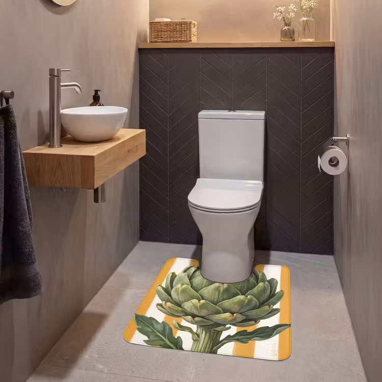 Wc Mat - Artisjok - Modern - Groente — 2