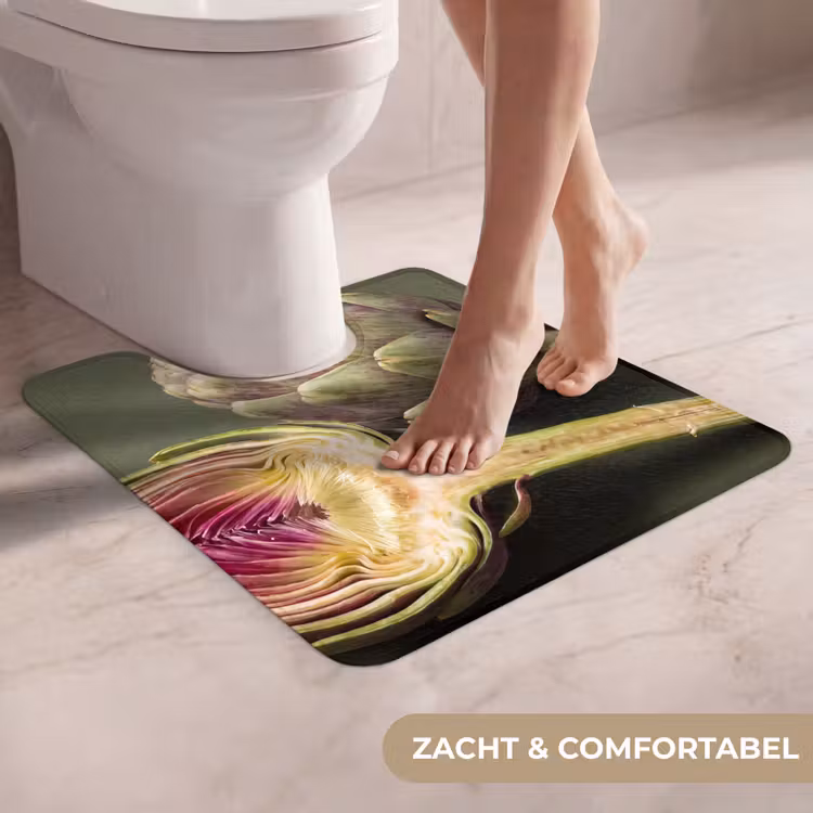 Wc Mat - Artisjok - Paars - Voedsel — 5