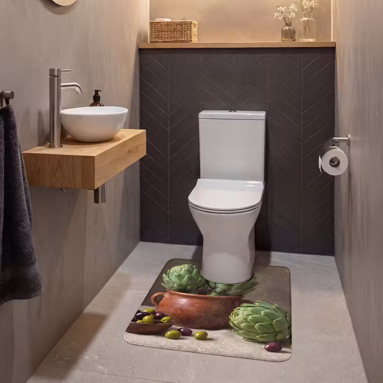 Wc Mat - Artisjokken - Olijven - Eten — 2