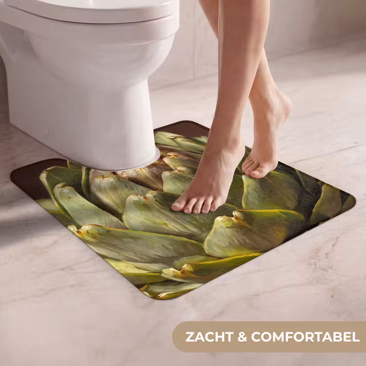 Wc Mat - Groente - Artisjok - Groen — 5