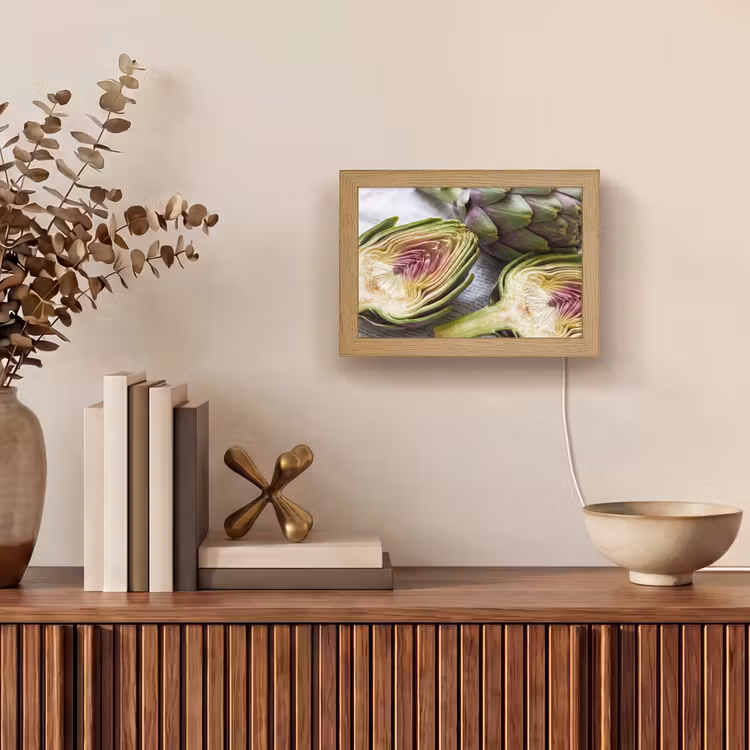 Lightbox - Wandlamp - Artisjok - Doorgesneden - Eten — 4