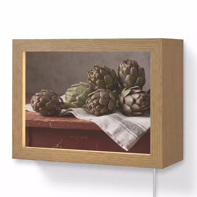 Lightbox - Wandlamp - Artisjok - Eten - Rustiek — 1