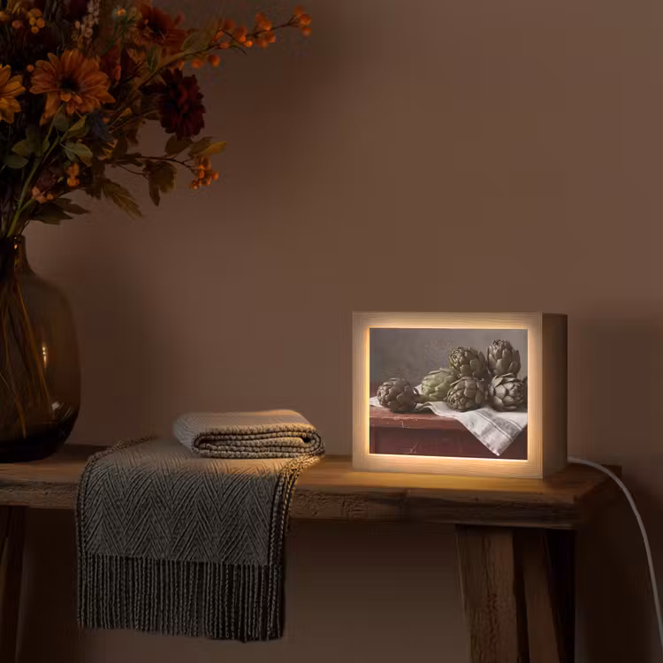 Lightbox - Wandlamp - Artisjok - Eten - Rustiek — 5