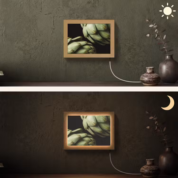 Lightbox - Wandlamp - Artisjok - Groen - Eten — 3