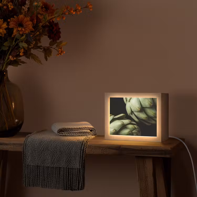 Lightbox - Wandlamp - Artisjok - Groen - Eten — 5