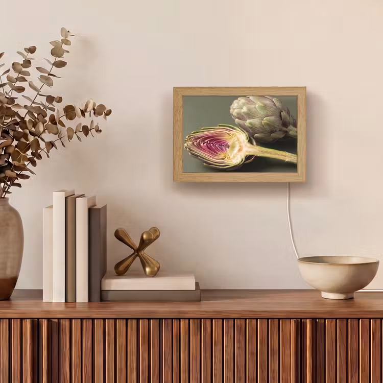 Lightbox - Wandlamp - Artisjok - Paars - Voedsel — 4