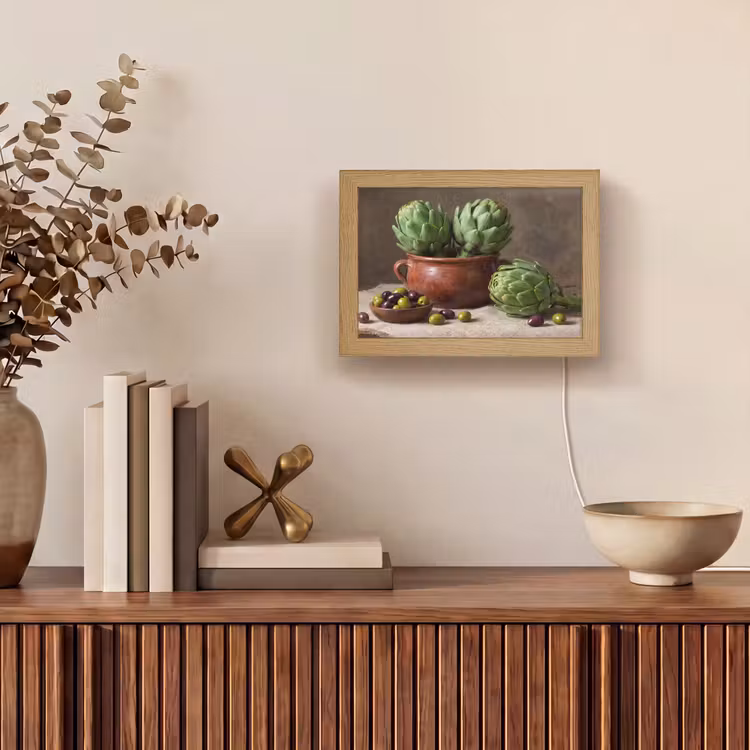 Lightbox - Wandlamp - Artisjokken - Olijven - Eten — 4