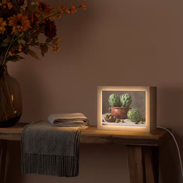 Lightbox - Wandlamp - Artisjokken - Olijven - Eten — 5