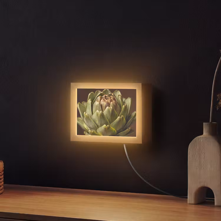 Lightbox - Wandlamp - Groente - Artisjok - Groen — 2