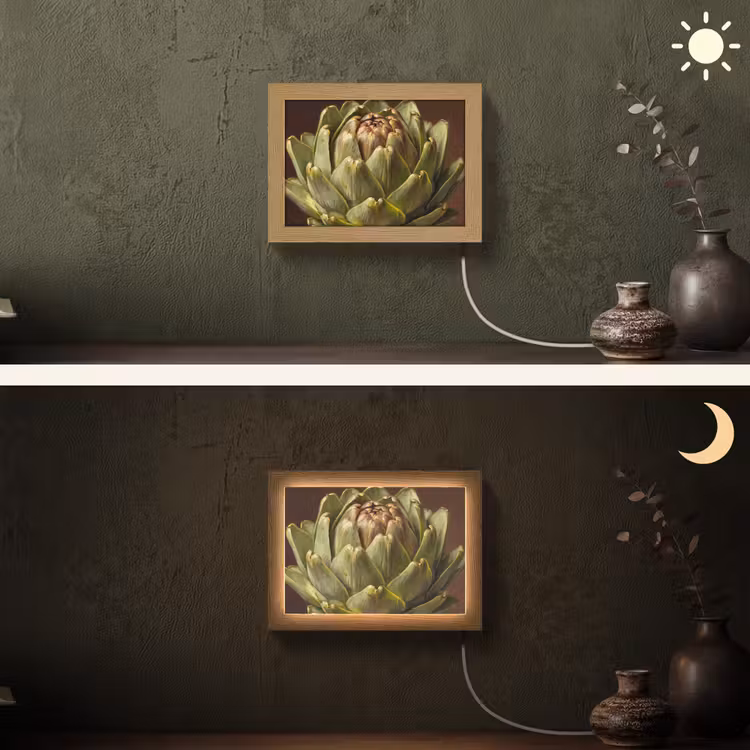 Lightbox - Wandlamp - Groente - Artisjok - Groen — 3