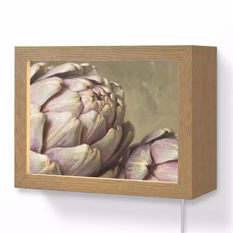 Lightbox - Wandlamp - Groente - Stilleven - Schilderij — 1
