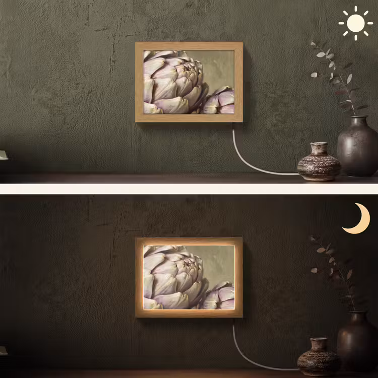 Lightbox - Wandlamp - Groente - Stilleven - Schilderij — 3
