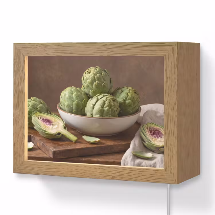 Lightbox - Wandlamp - Groenten - Artisjok - Keuken — 1