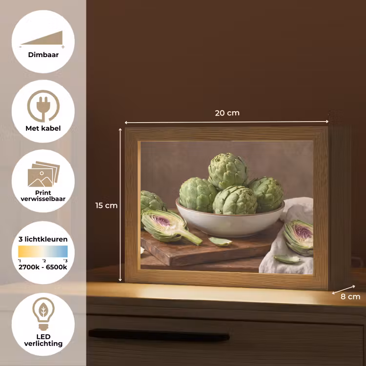 Lightbox - Wandlamp - Groenten - Artisjok - Keuken — 9