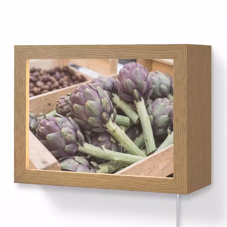 Lightbox - Wandlamp - Groenten - Markt - Vers — 1