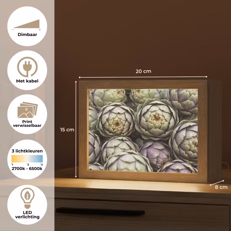 Lightbox - Wandlamp - Groenten - Vers - Eten — 9