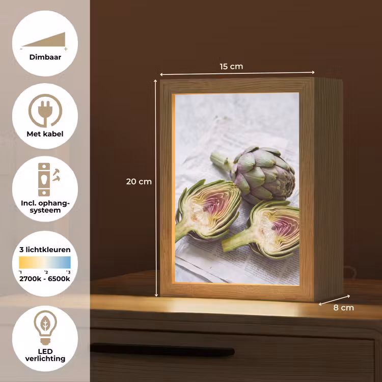 Tafellamp - Artisjok - Doorgesneden - Eten — 7