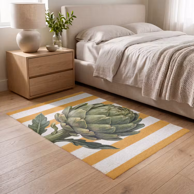 Vloerkleed - Artisjok - Modern - Groente — 5