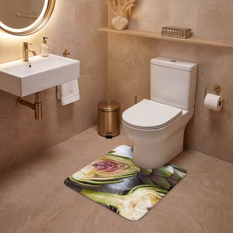 Wc Mat - Artisjok - Doorgesneden - Eten — 3