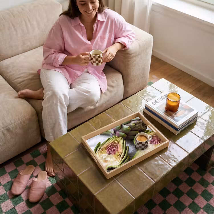 Dienblad - Artisjok - Doorgesneden - Eten — 6
