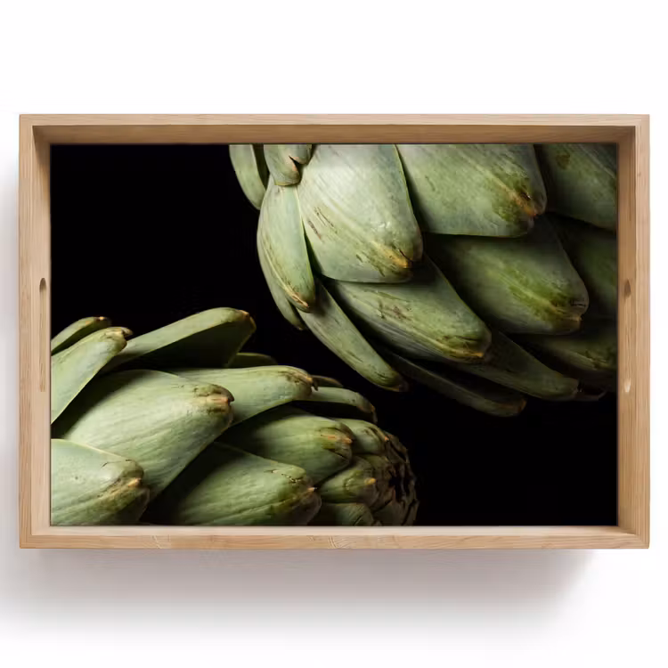 Dienblad - Artisjok - Groen - Eten — 1