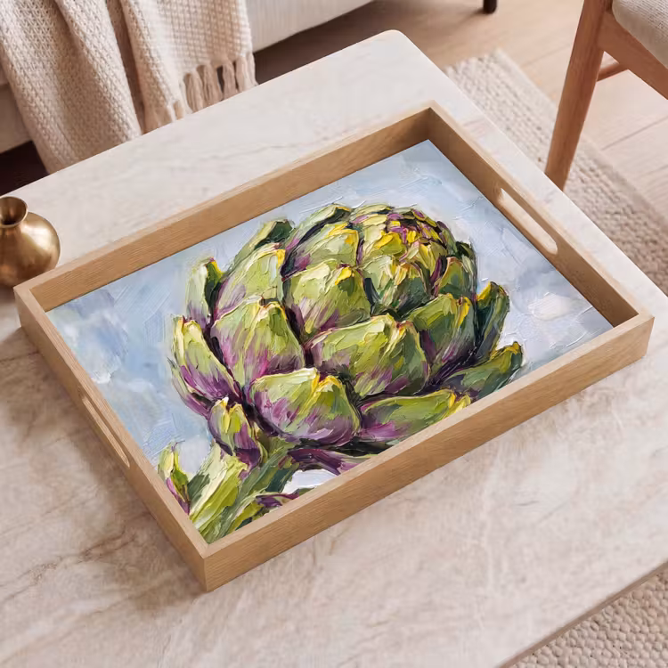 Dienblad - Eten - Artisjok - Modern — 2