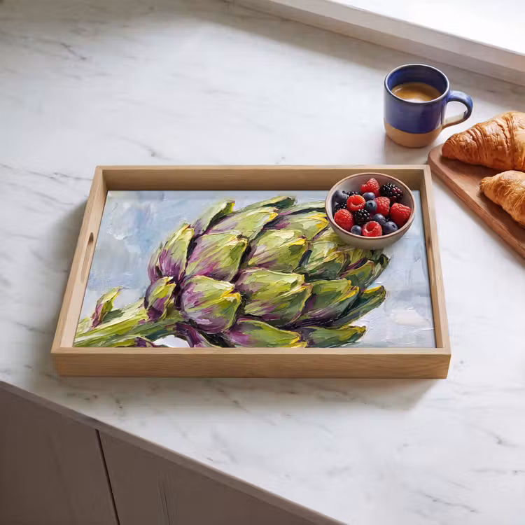 Dienblad - Eten - Artisjok - Modern — 4