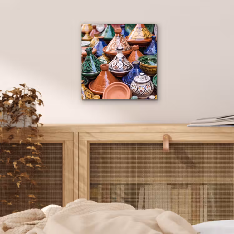 Aluminium schilderij - Aardewerk - Kleurrijk - Patroon — 4