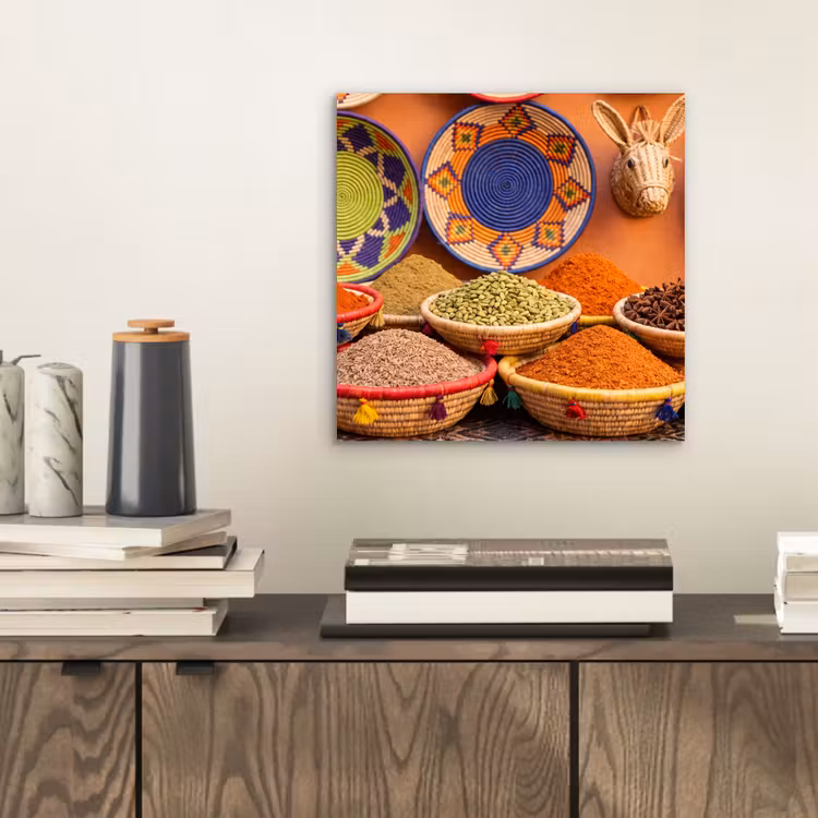 Aluminium schilderij - Eten - Kleurrijk - Cultuur — 2