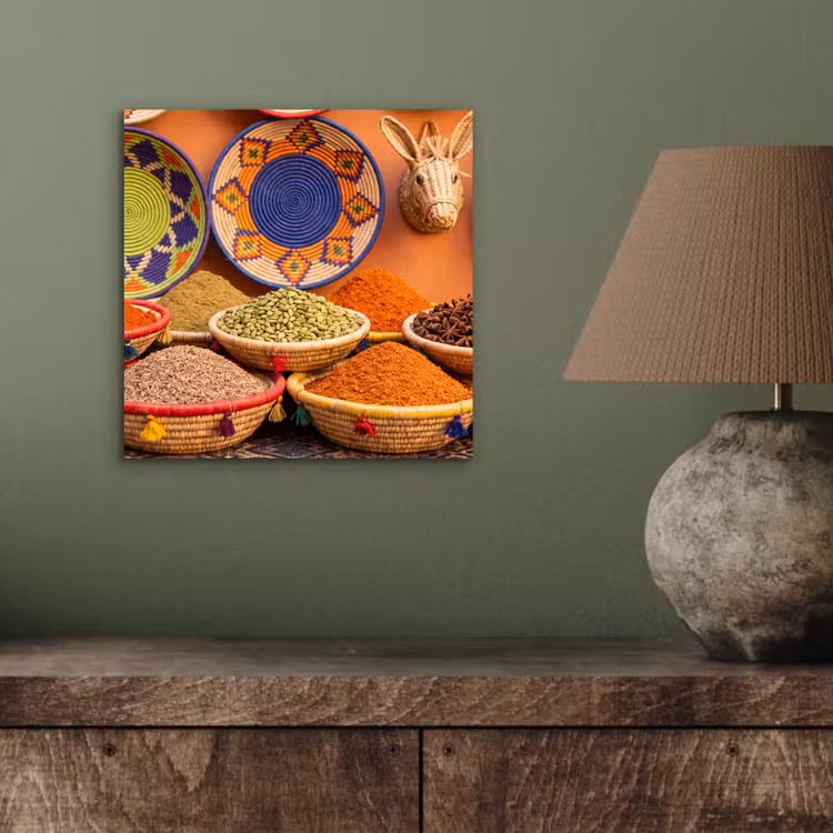 Aluminium schilderij - Eten - Kleurrijk - Cultuur — 3