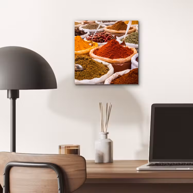 Aluminium schilderij - Kruiden - Markt - Eten — 6