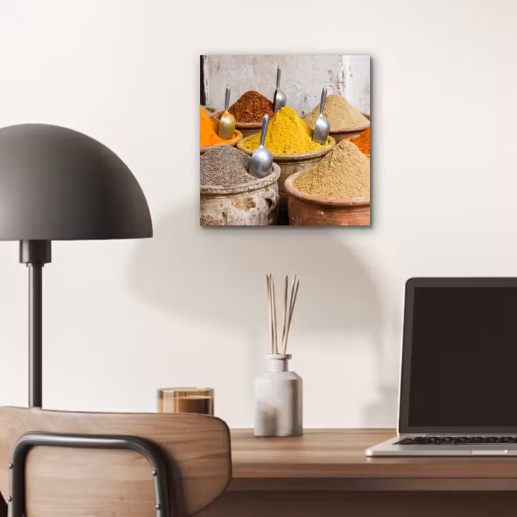 Aluminium schilderij - Kruiden - Potten - Oosters — 6